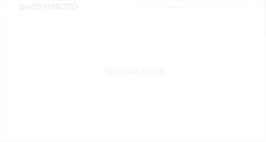 Desktop Screenshot of davidmaroto.com
